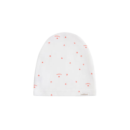 Logo And Star Print Footie/Hat - Pink