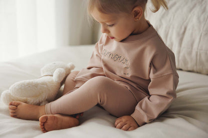 Cropped Baby Sweatshirt - Pink