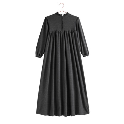 Isla Maxi Soft Sweater Dress - Heather Grey