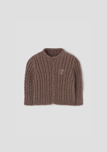 Knitted Jacket 57.3 - Brown