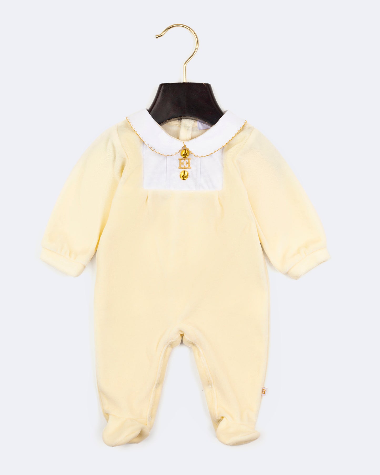 Newborn Footie (74512) - Antique White (sells with hat only)