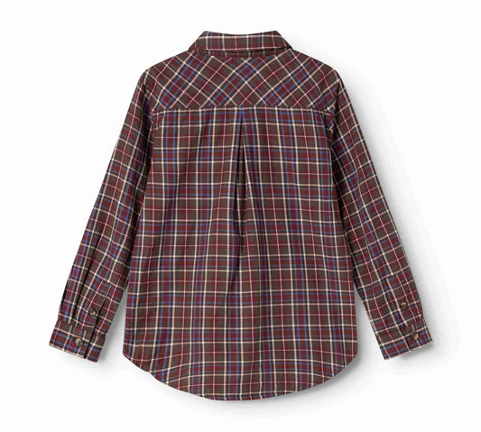 Tommy Shirt - Chocolate Checks