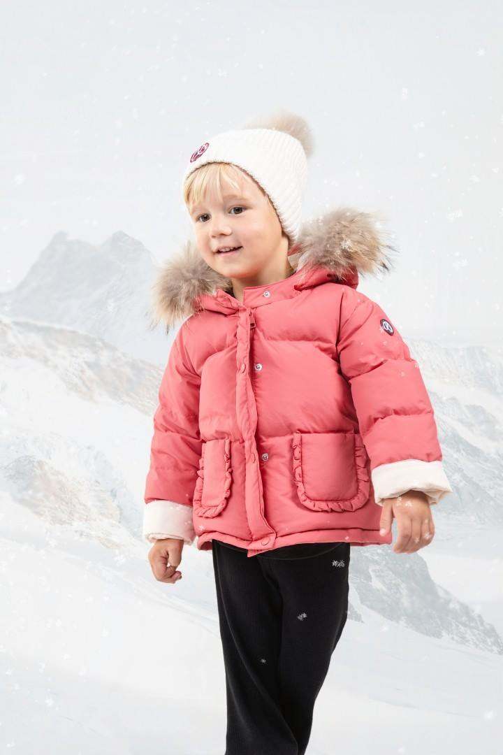Baby Trim Jacket Ruffle — Rose