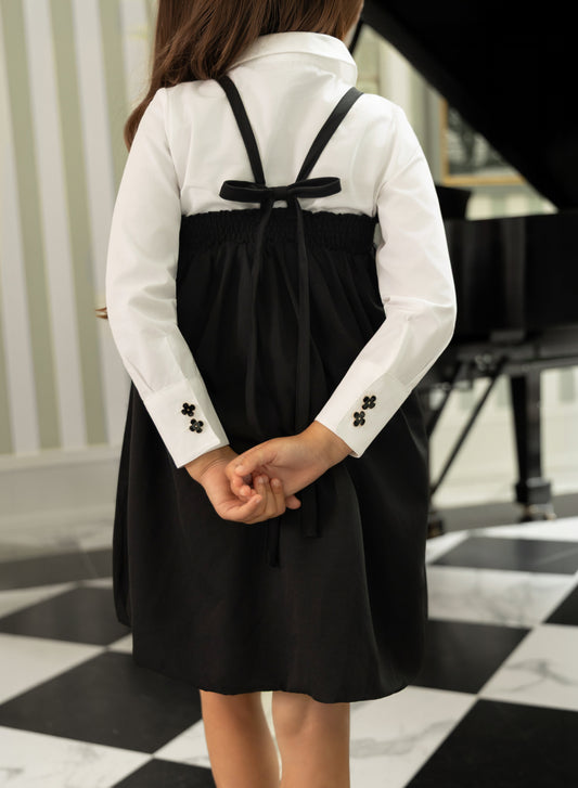 Branded Button Shirt - White
