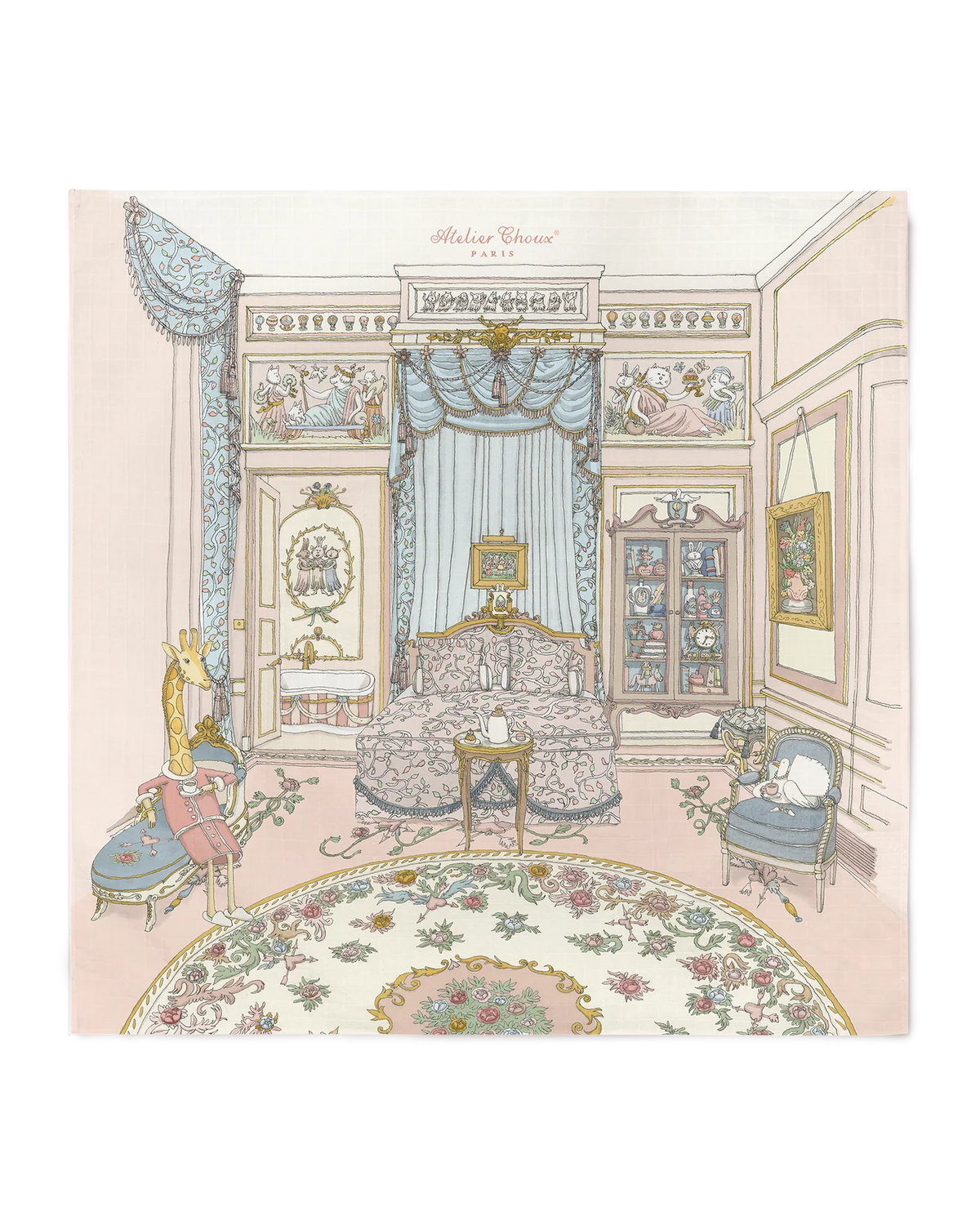 Atelier Choux Carre - French Bedroom