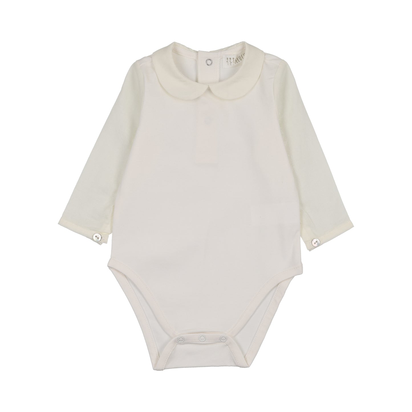 Bodysuit with Blouse Sleeve - Cream