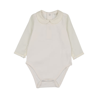 Bodysuit with Blouse Sleeve - Cream