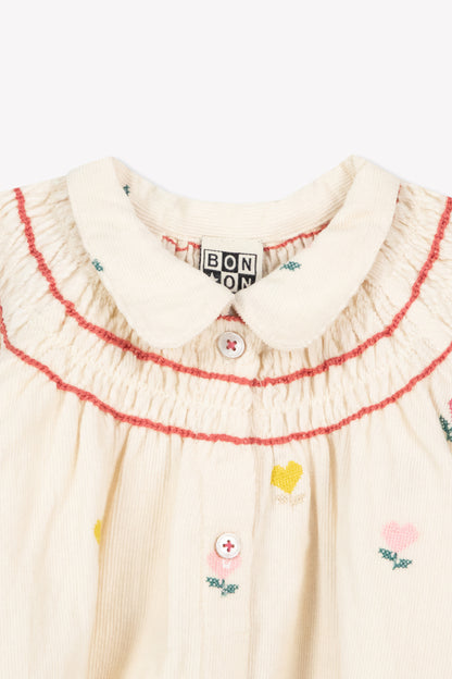 Poupee Baby Dress - Coeur Flower