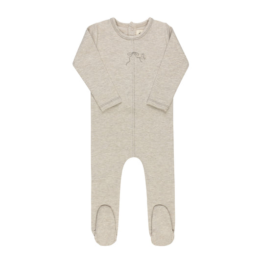 Bird Seam Footie - Tan