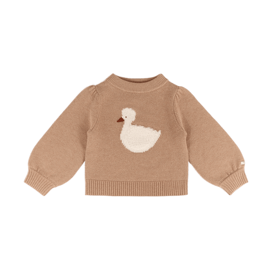 Denna Merino Wool Sweater Duck - Hazelnut