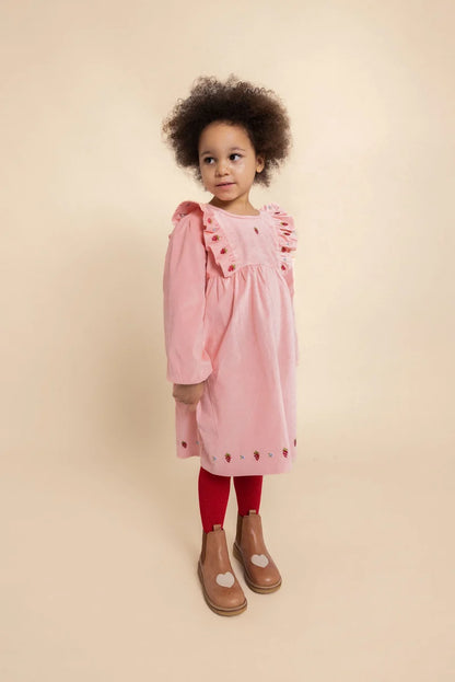 Belle Dress - Warm Pink