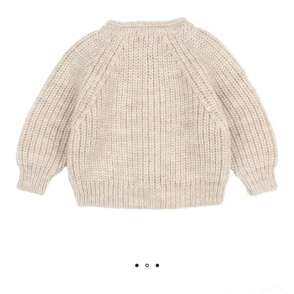 Baby Soft Knit Cardigan - Natural