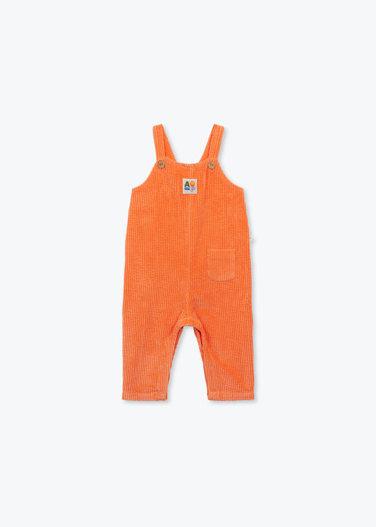 Salopette Bebe Velours - Orange