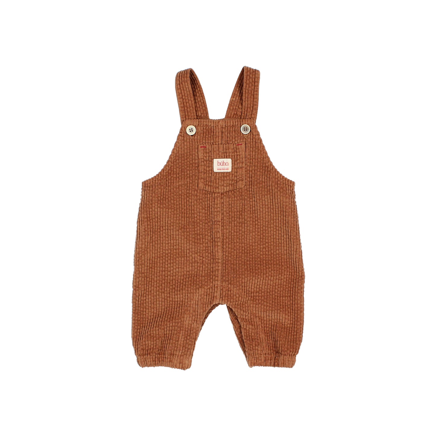 Baby Corduroy Dungaree - Cookie