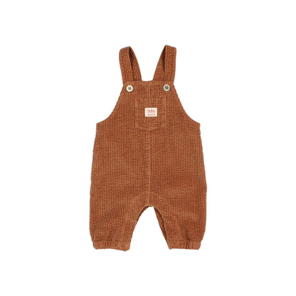 Baby Corduroy Dungaree - Cookie