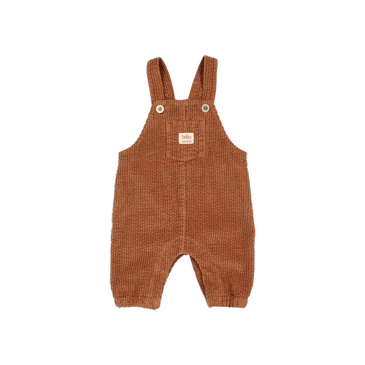 Baby Corduroy Dungaree - Cookie