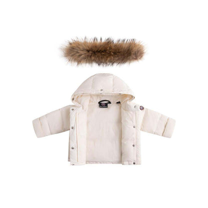 Baby Trim Jacket Ruffle — White