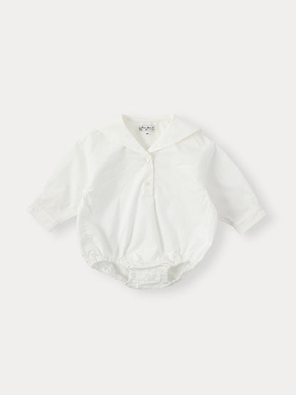 Marine Pure Romper - White