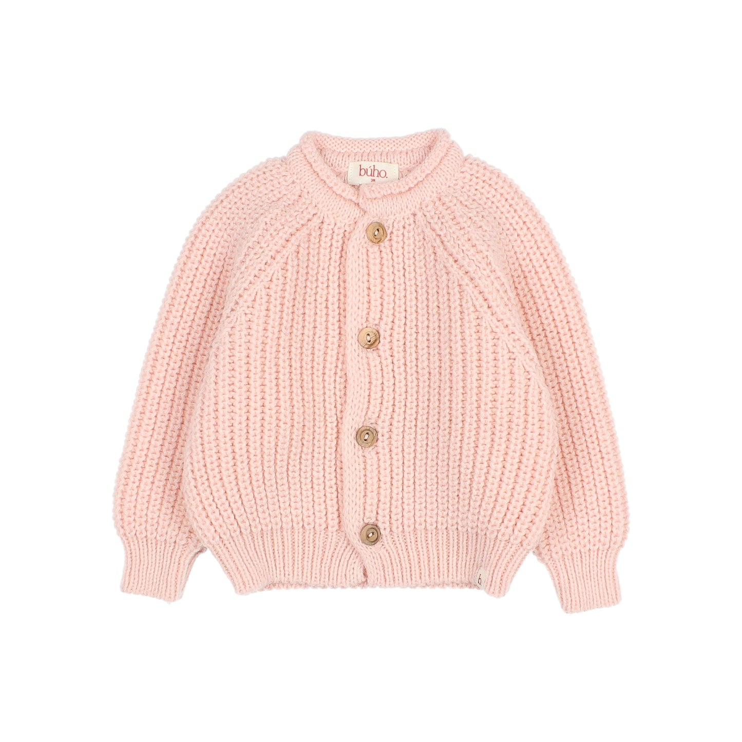 Baby Soft Knit Cardigan - Rose