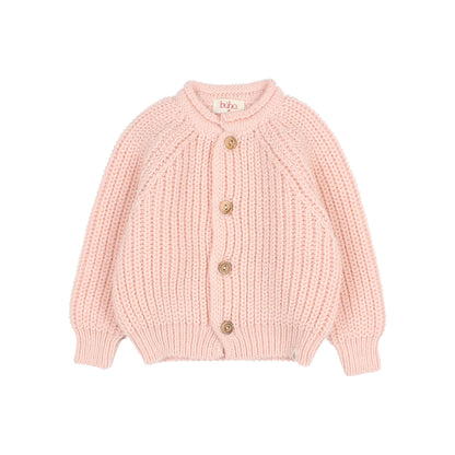 Baby Soft Knit Cardigan - Rose