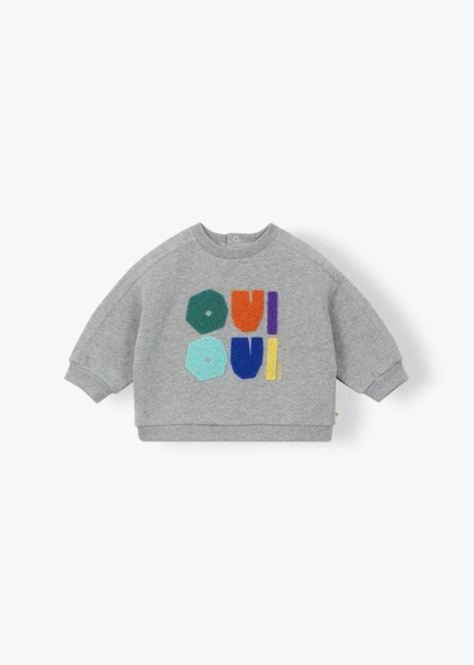 Oui Oui Sweater - Grey