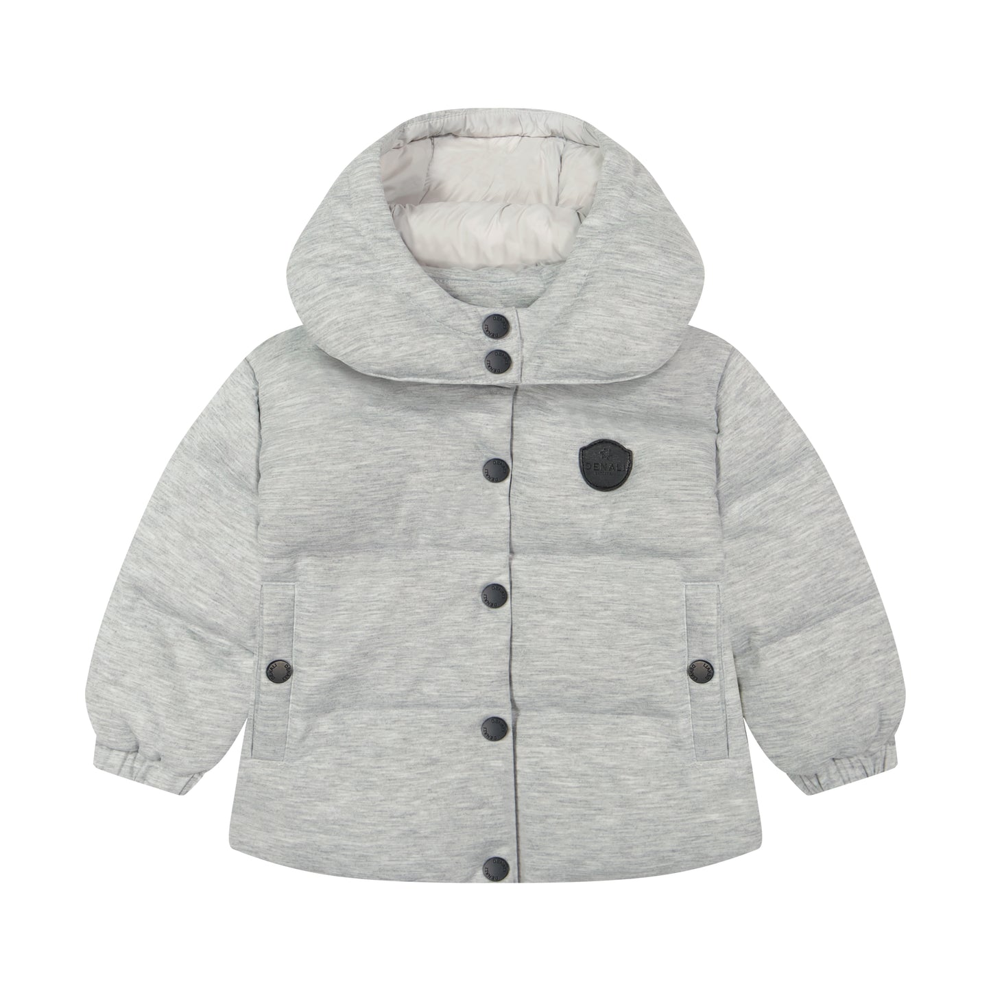 Coat In Cotton Knit - Heather Grey