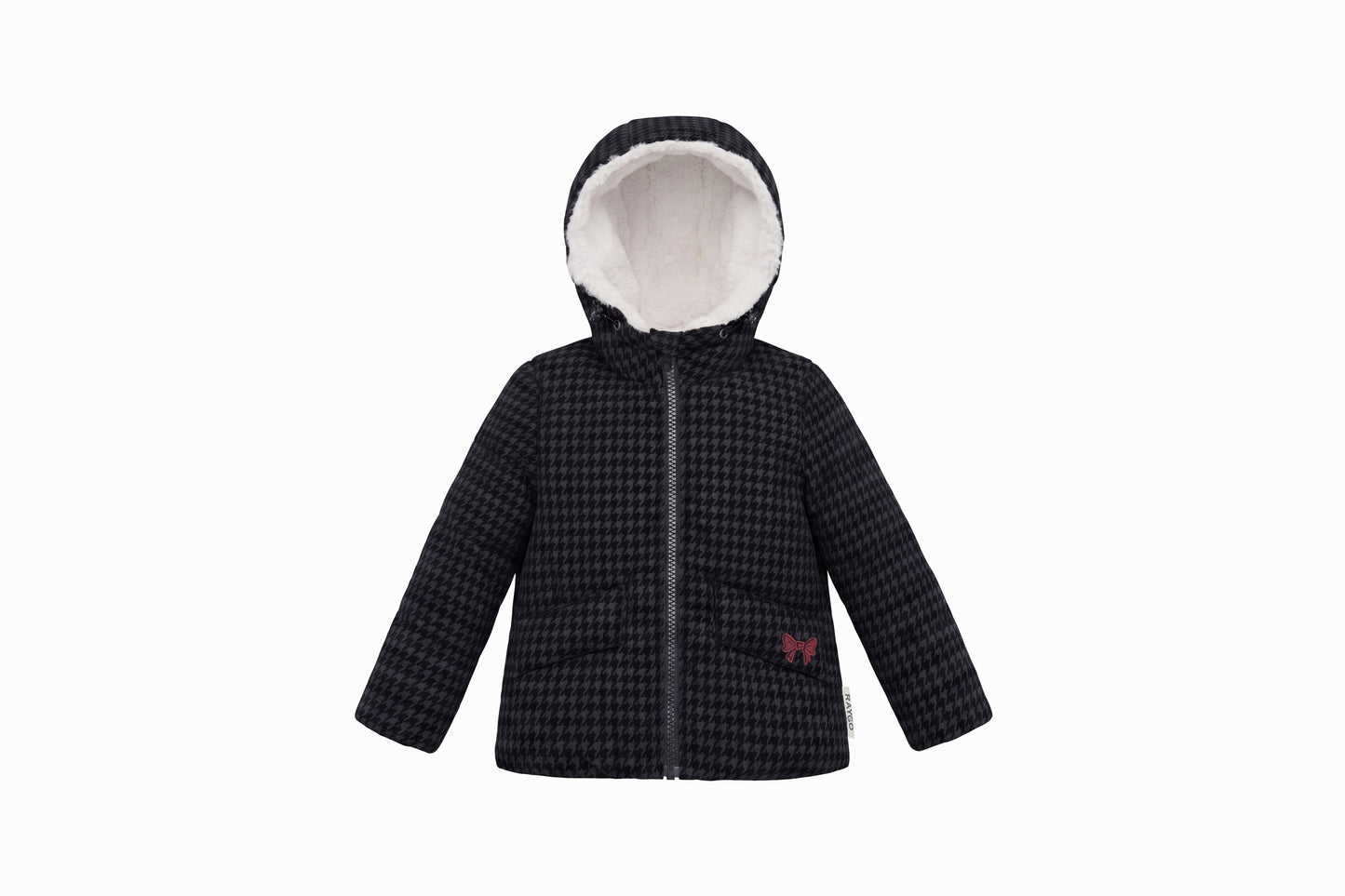 Houndstooth Jacket - Black