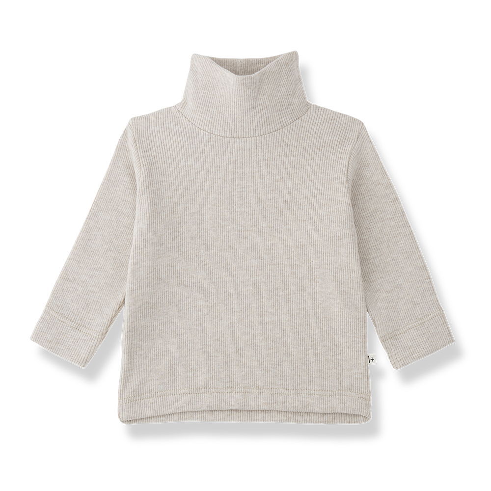 Lodi Turtle Neck T-Shirt - Rice