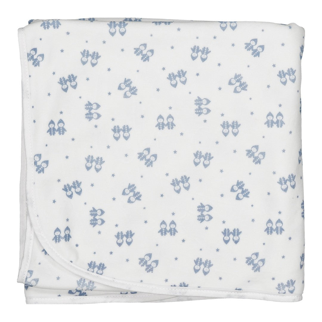 Allover Lutin Blanket - Blue