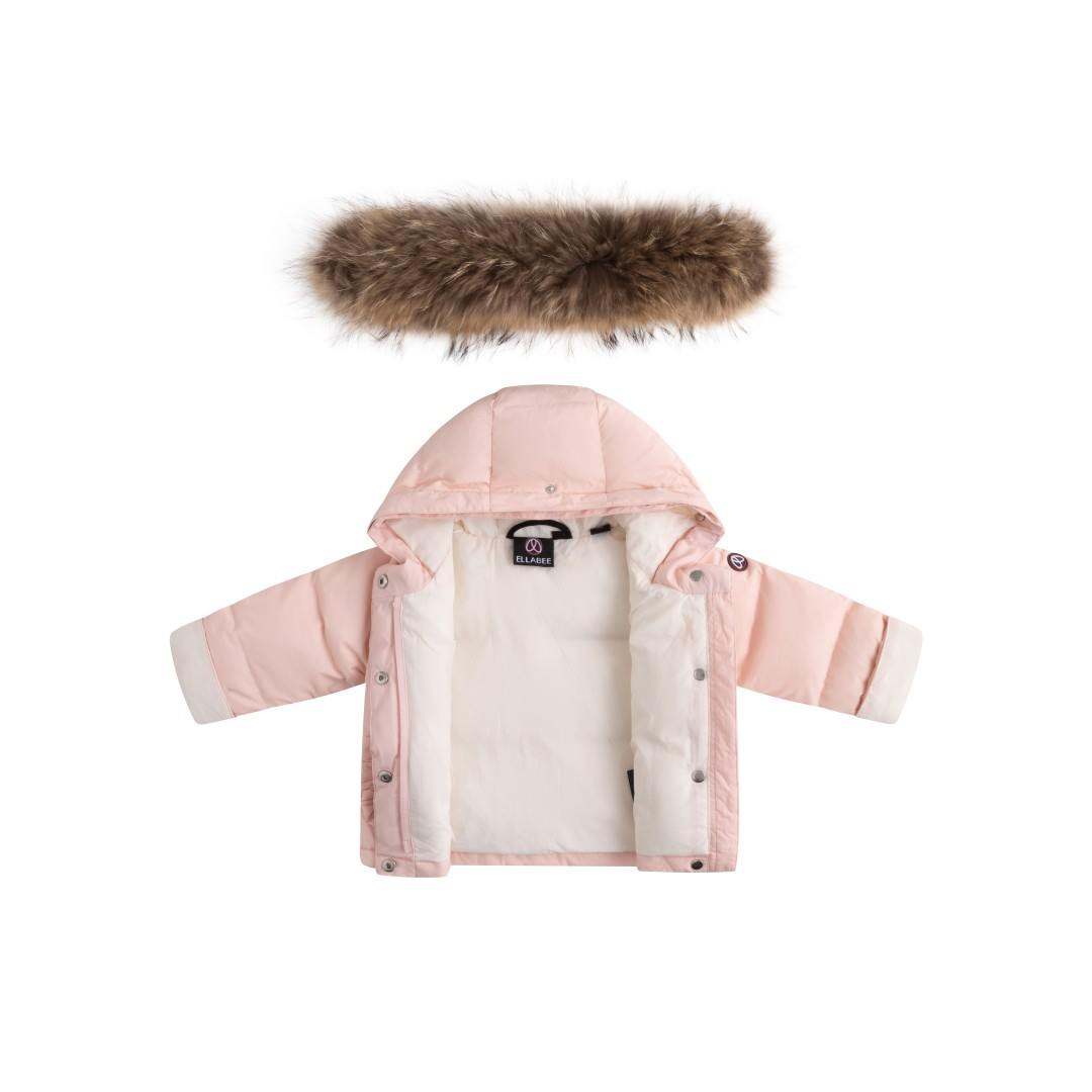 Baby Trim Jacket Ruffle — Baby Pink