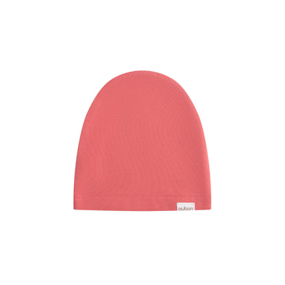 Snow Print Velour Footie/Hat - Pink
