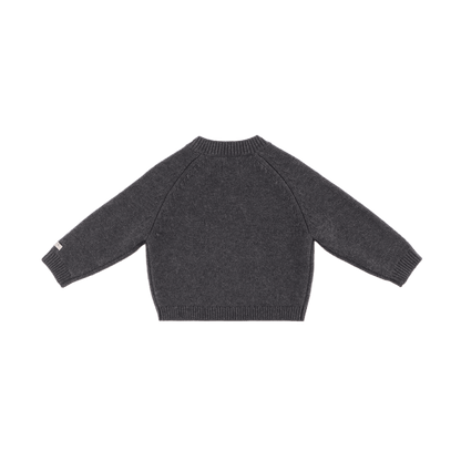 Sibbe Merino Wool Sweater Koala - Grey Melange