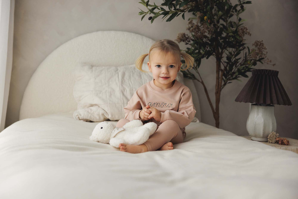 Cropped Baby Sweatshirt - Pink