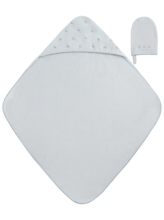 Petits Amis Towel & Mitt Set - Blue
