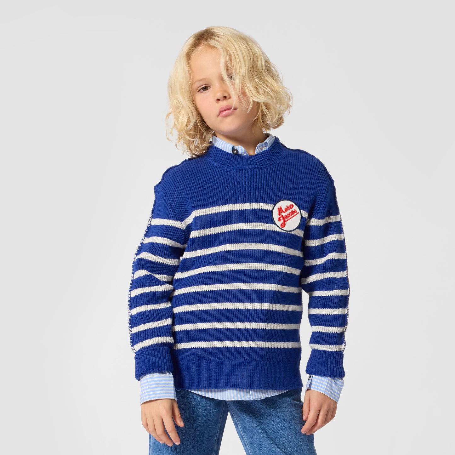 Pullover Top W61045 - Navy