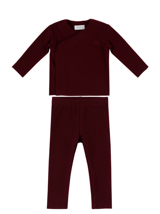 Felt Wrap Set - Maroon