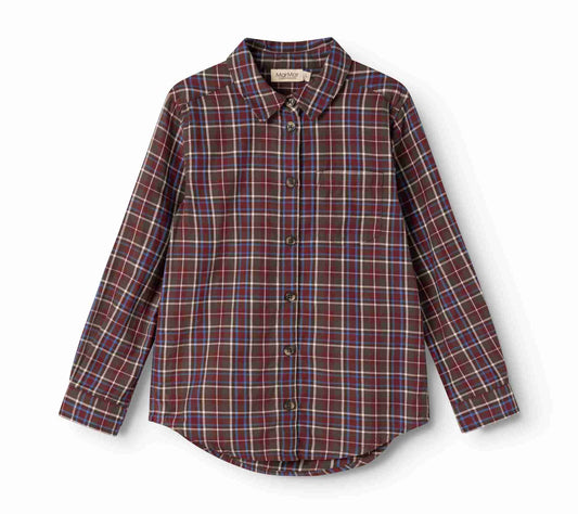 Tommy Shirt - Chocolate Checks