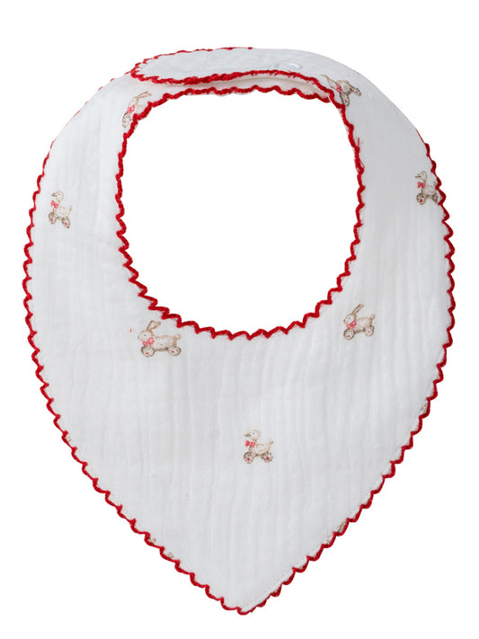 Petits Amis Bib - Red