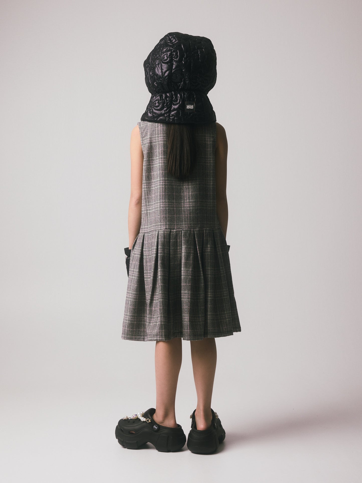 Harpa Pleated Dress Plaid