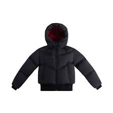 Waistband Bomber - Black/Raspberry