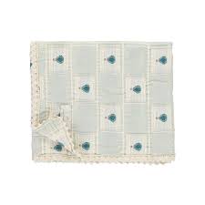 Balloon Blanket - Blue Balloon Patchwork