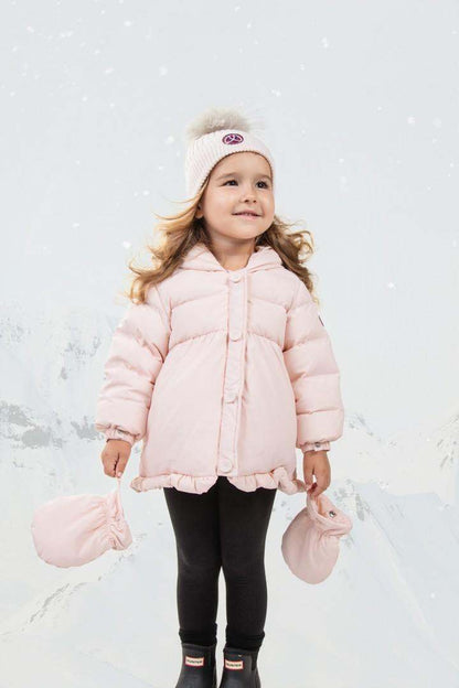 Baby Puffy Jacket — Baby Pink