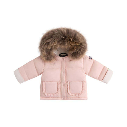 Baby Trim Jacket Ruffle — Baby Pink