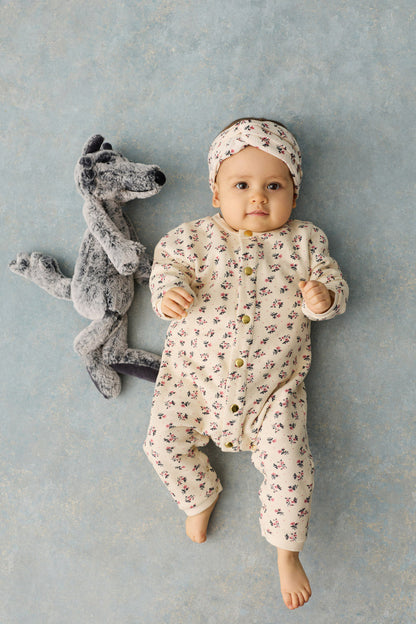 Helene Jumpsuit - Cream Pink Sorrel