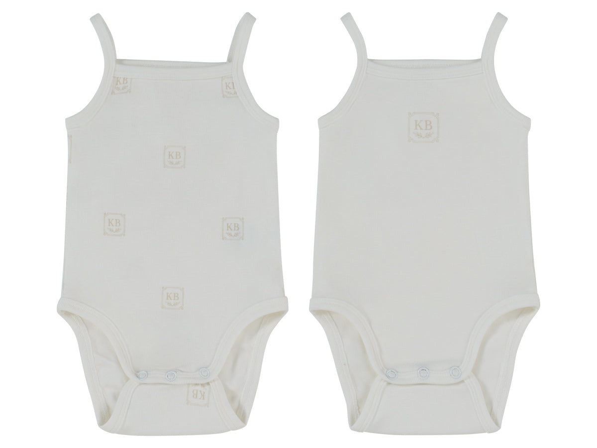 Logo Onesie Set of 2 - Stone