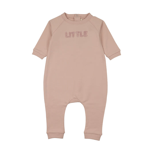 Sherpa Footie - Pale Rose
