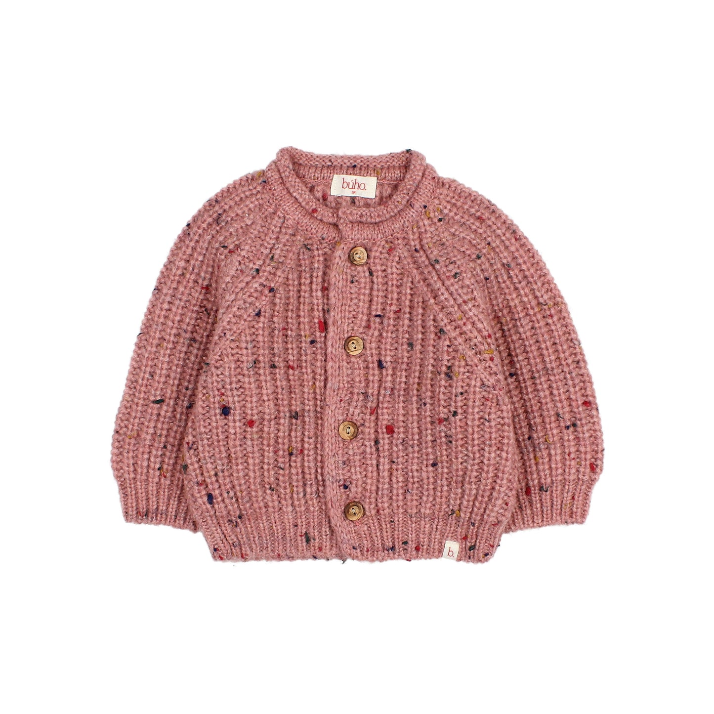 Baby Botonato Cardigan - Peony