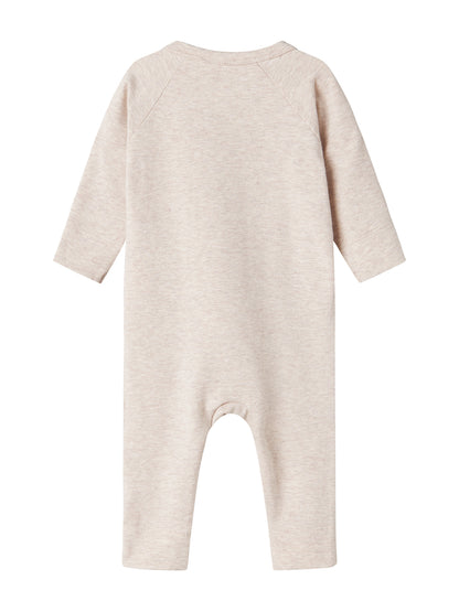 Rubello Footie/Hat Set - Light Beige Mel