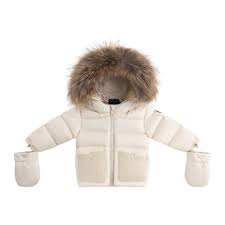 Fur Jacket — Off White/Corduroy