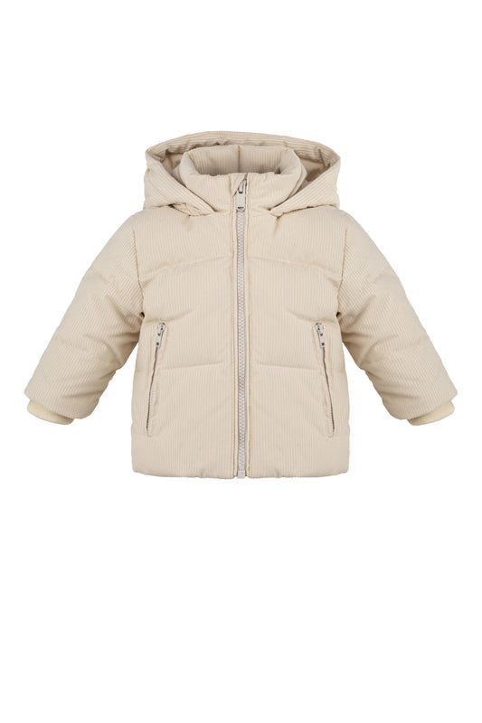Hooded Baby Down Jacket - White